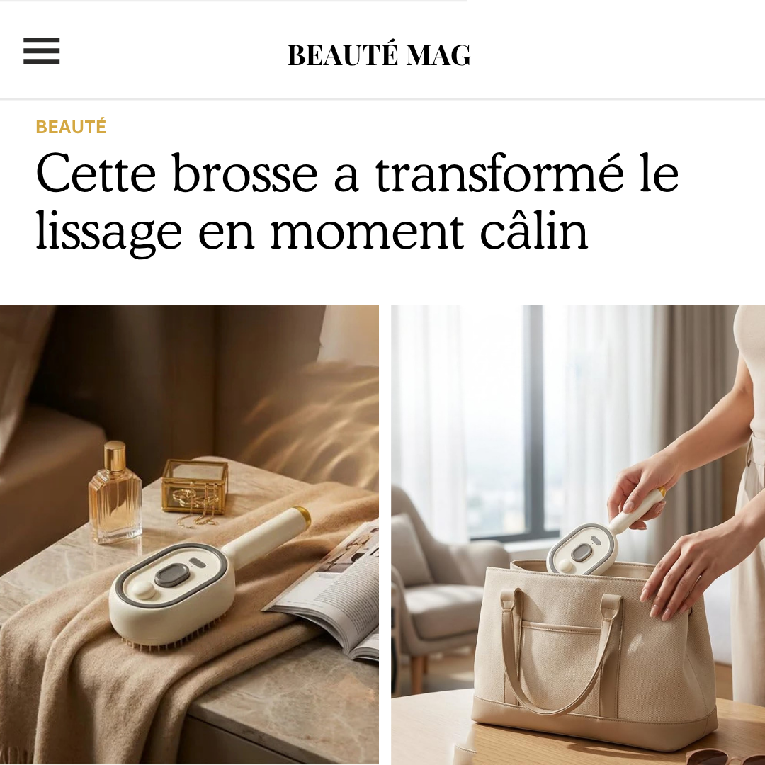 Doucina – La brosse spray qui transforme le lissage en moment de douceur